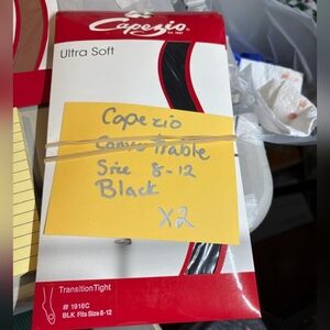 Capezio 1916C Black Transition, Convertible Tights NEW In Package